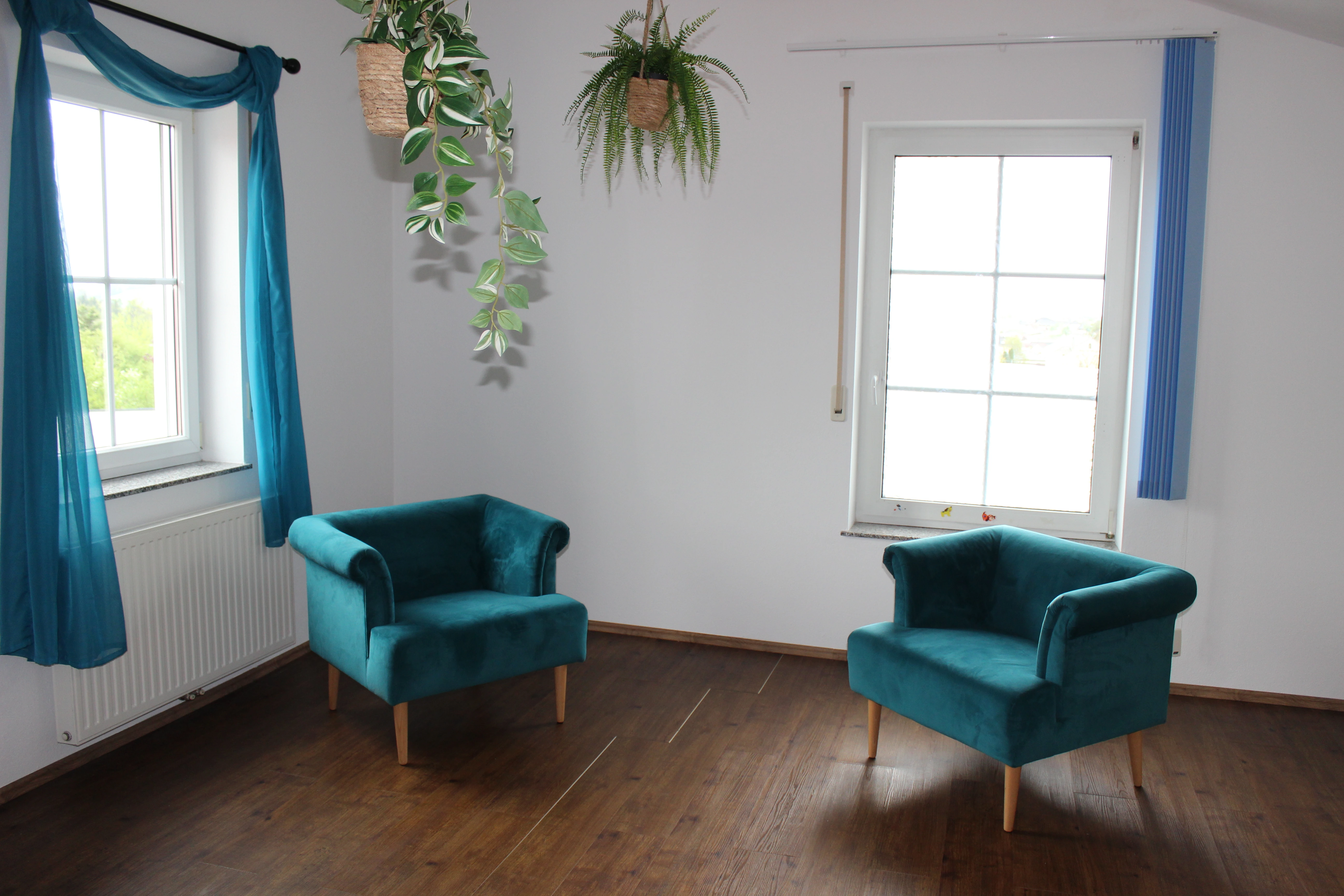 Psychotherapie Praxisraum in Rohrbach-Berg - gemütlicher Therapieraum